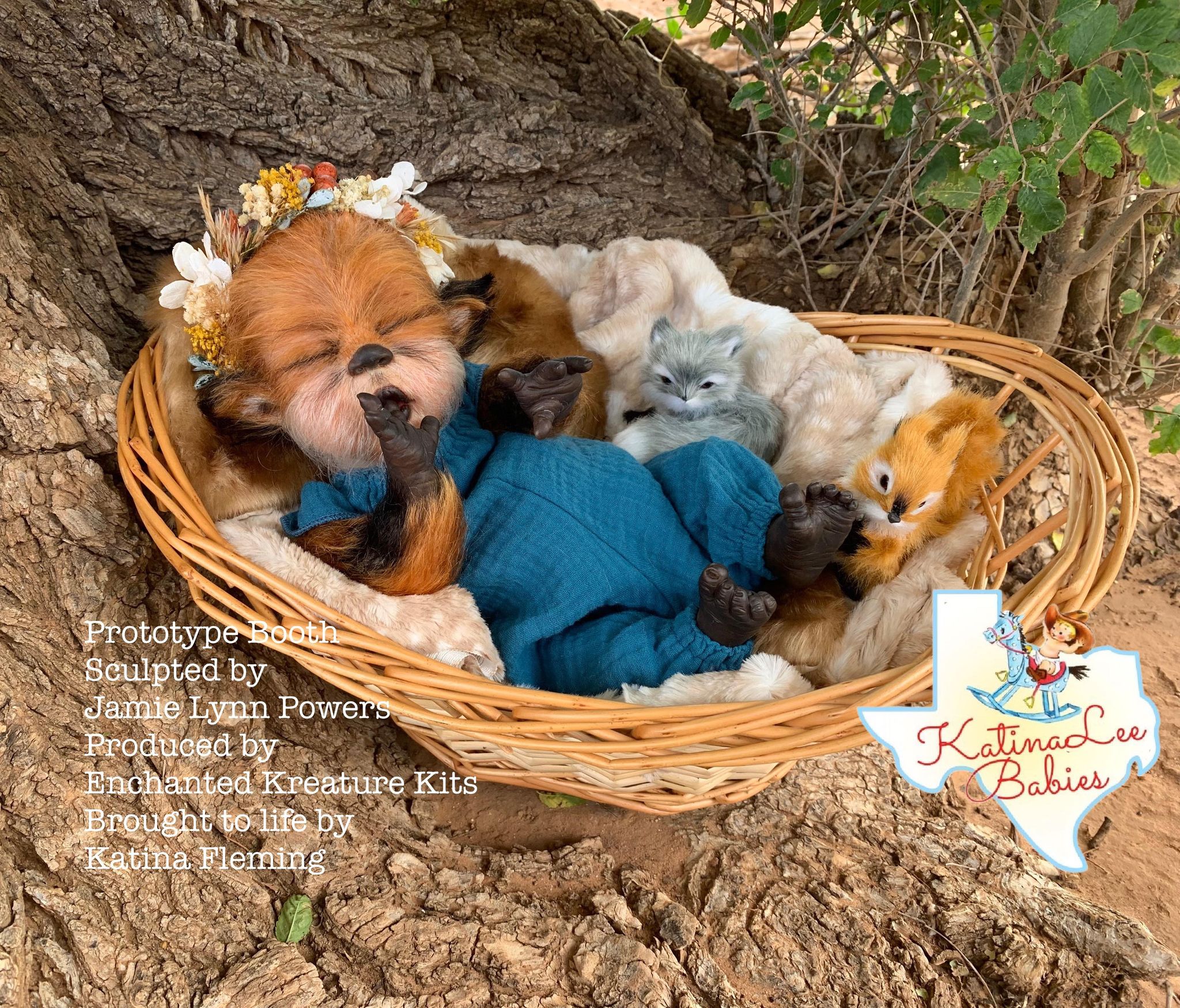 Pet and Animal Reborn Doll Kits Enchanted Kreature Kits